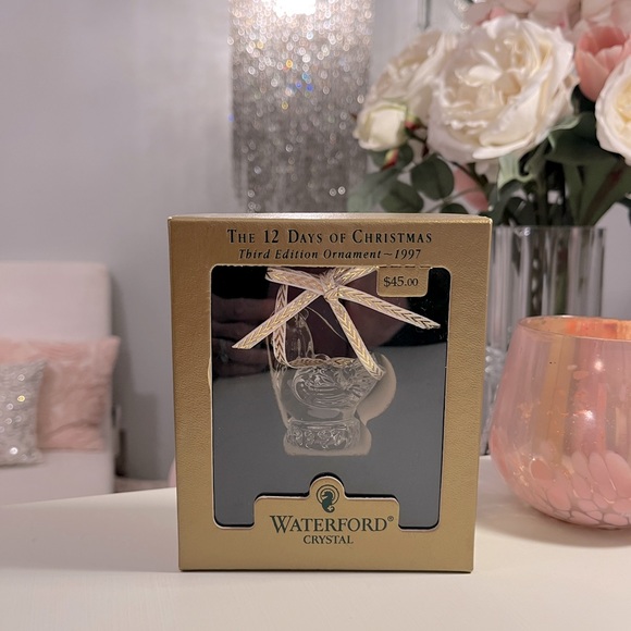 🎄Waterford 1997 The 12 Days of Christmas, 3rd Edition Ornament.  “French Hen”. - Picture 1 of 9